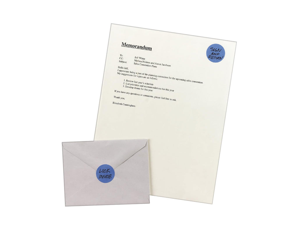 Avery® Print or Write Round Color-Coding Labels (AVE05496)