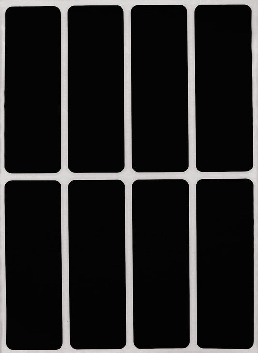 Royal Green Rectangular Sticker Color Coded Write on Labels for Organizing, Moving, & Mailing, 3x1 inch Stickers to Write On Labels & Tags for Home, Office, and School Projects, 400-Pack (Black) Black