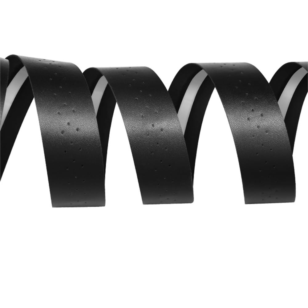 Bike Handlebar Tape, EVA PU Leather Bar Tape Wrap for Road Bike Better Grip Bicycle Handlebar Grip Tape with 2 Bar Plugs for Cycling Riding