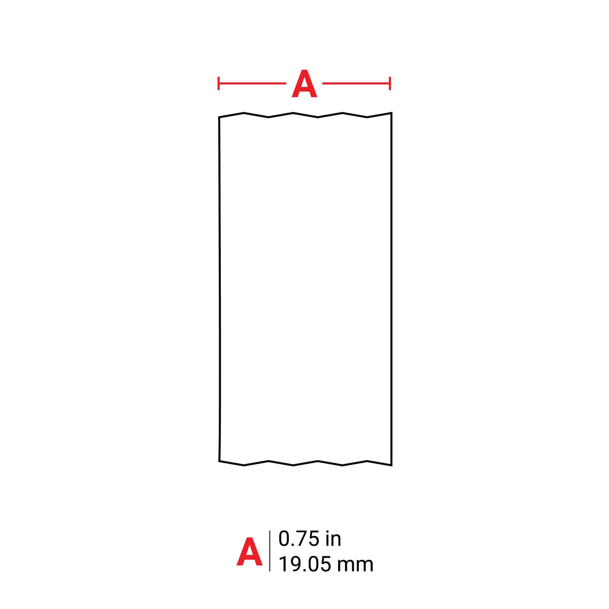 Brady Authentic M21-750 Chemical and Temp Resistant .75" W 21'L Polypropylene Label and All-Weather Vinyl .75" W 21'L Label for Indoor/Outdoor ID and Lab Equipment
