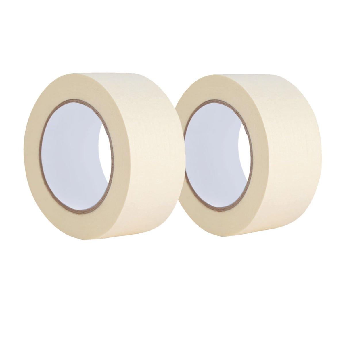 Lazybug studio Masking Tape 2 Inch Wide, 2 Inches x 55 Yards x 2 Rolls, 110 Yards in Total 2 inches wide