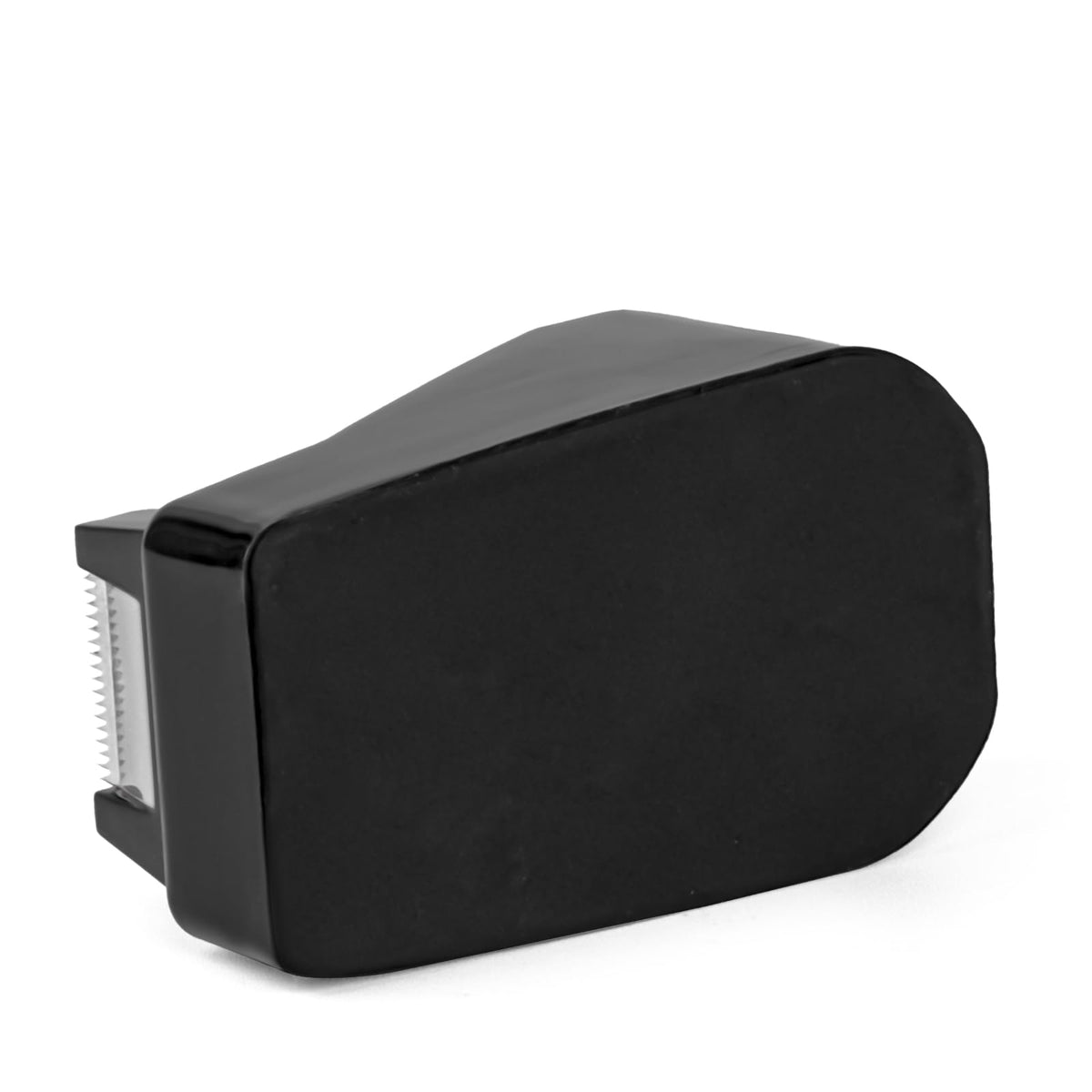 Desktop Tape Dispenser Black with Weighted Nonskid Base - Includes 6 Rolls of Transparent Tape (0.71 Inch x 1000 inches Each) Black (6pcs Tape)