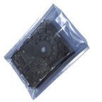 Ten large open-top anti-static bags for electronics, 15.75x19.69 inches, with static-free stickers for computer components.