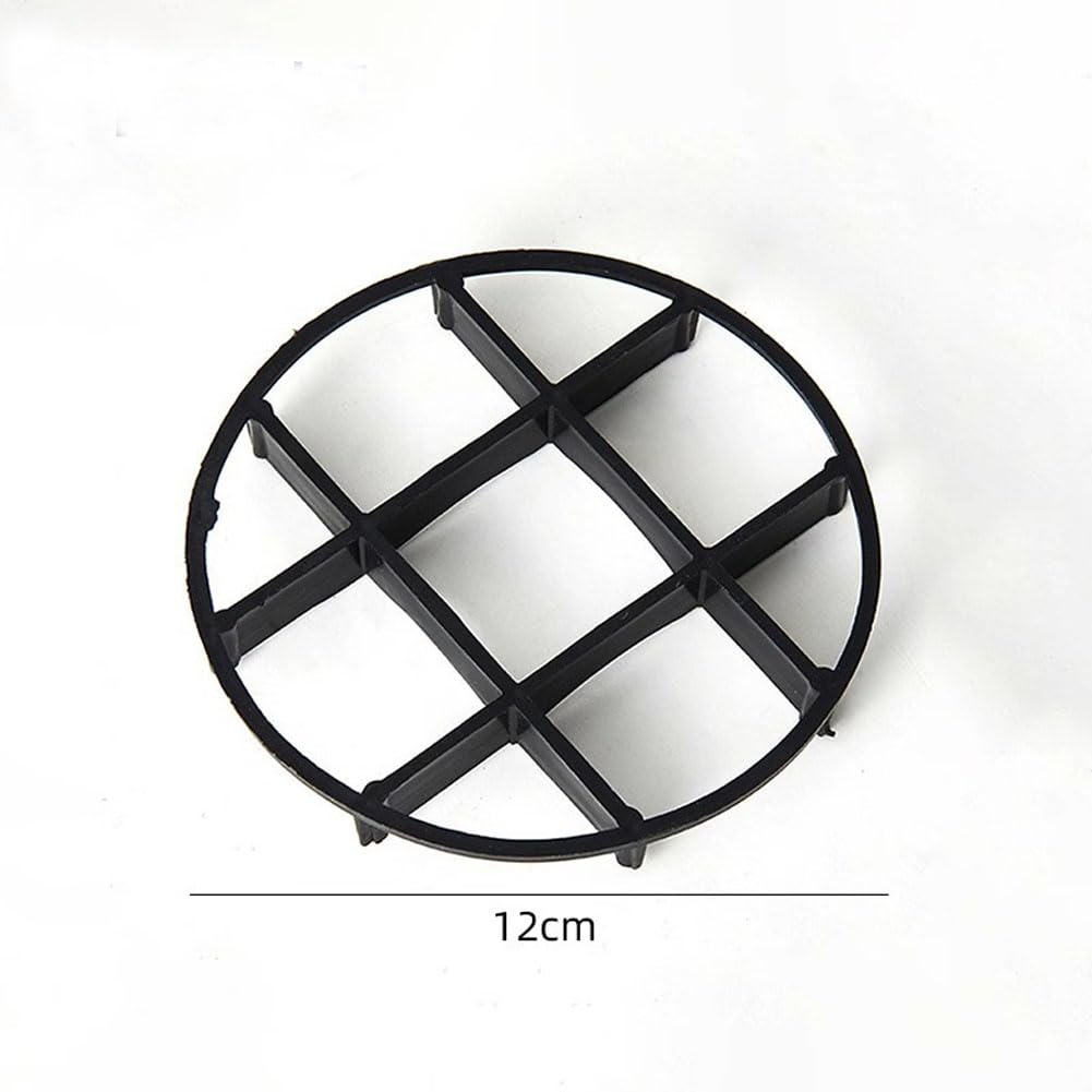 esowemsn 6pcs Plastic Pot Saucer Rack Stand 4.7inch Vase Lifter Bottom Drainer Flower Pot Level Feet for Indoor Outdoor Garden