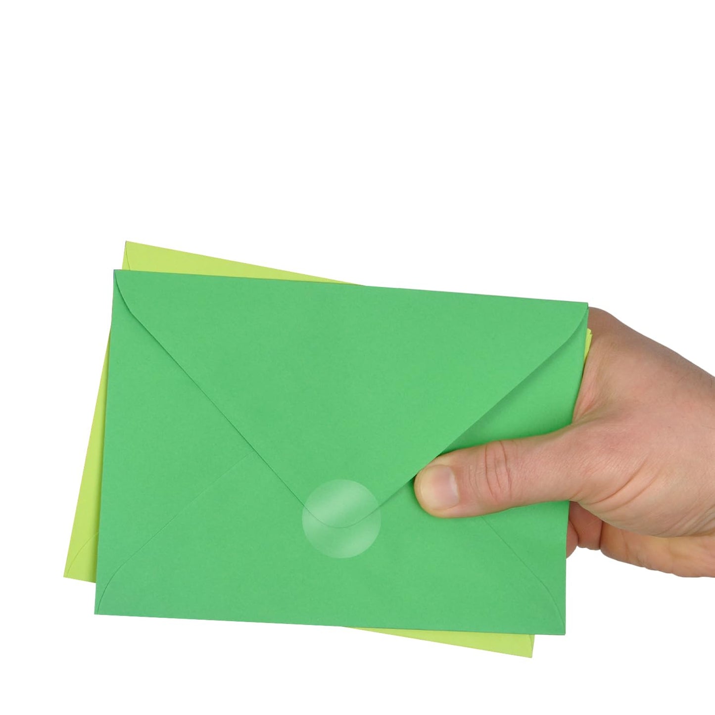 ChromaLabel 1 Inch Round Stickers, Library Supplies Sealing Sticker, Ideal Envelope Sealer Sticker - 5000 Clear Label Stickers per Roll, Non-Perforated Envelope Seals 1" Diameter 5000/Roll