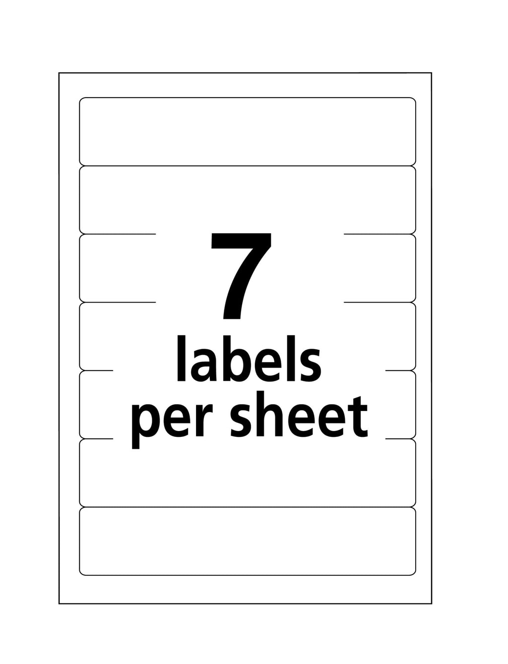 Avery File Folder Labels on 4" x 6" Sheets, Easy Peel, White/Red, Print & Handwrite, 2/3" x 3-7/16", 252 Labels (5201) 252 Count (Pack of 1)