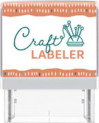 COLOP Craft Labeler Clothing Labels Stamp Kit with 20 Sew in Name Tags