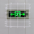 2Pcs Iron Exit Sign Protective Cage Wire Guard for Emergency Lights