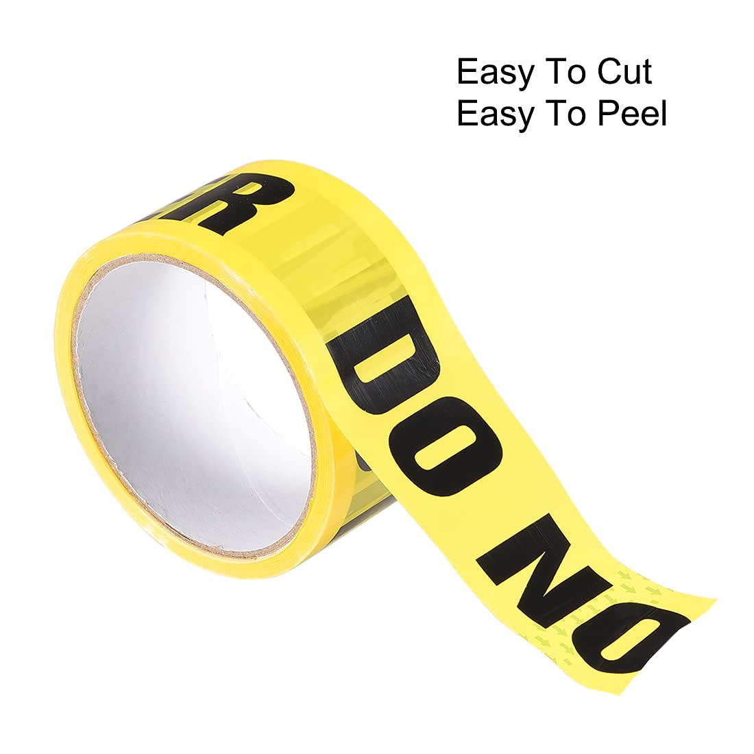 uxcell Caution Warning Stripe Sticker Adhesive Tape Bold DO NOT Enter Marking, 82 Ft x 2 Inch(LxW), Yellow Black for Workplace Wet Floor Caution