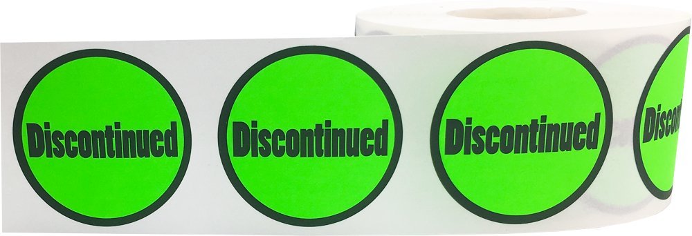 Discontinued Retail Labels 1 1/2 Inch Round Circle Dots 500 Adhesive Stickers