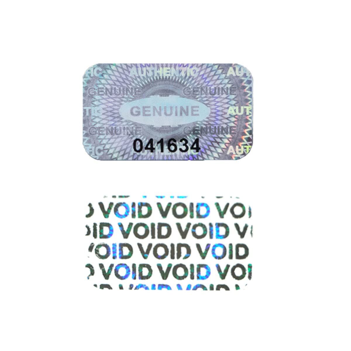 dose not apply 120 Pcs Authentic Hologram Labels/Stickers Silver Transfer Tamper Evident Security Warranty Void Seals / Stickers High with Unique Sequential Serial Numbering(1X0.6 inch) 120pcs