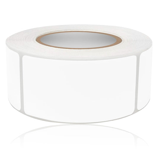 300 PCS Removable Freezer Labels - 1 x 2 Inch White Food Labels to Write On, Waterproof Oil Resistant Canning Jar Stickers for Freezer & Pantry