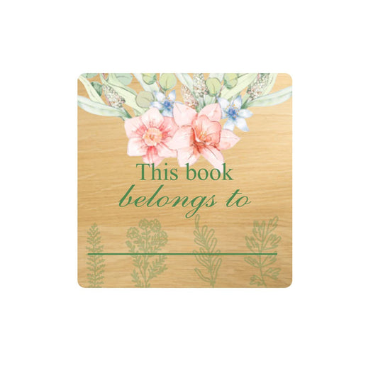 This Belongs to Stickers Library Labels, 2 × 2 Inch Adhesive Name Labels Book Plates for School Supplies, Teacher Supplies.(250 Pcs)