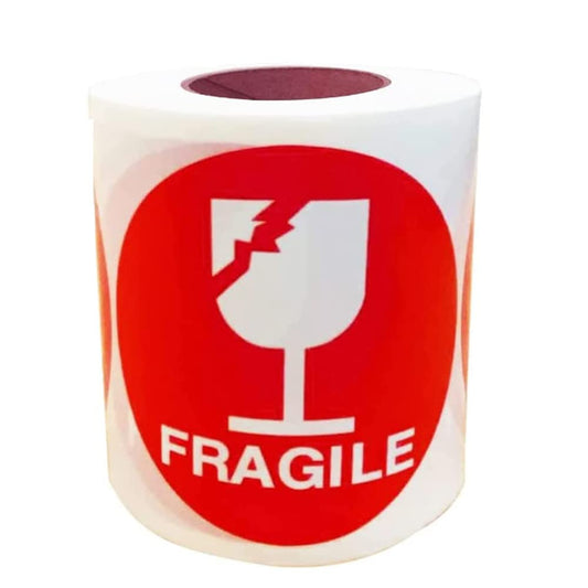 Fragile Stickers Handle with Care Do Not Drop Warning Shipping Labels for Package Boxes,3 Inch,300 Pcs