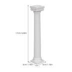 VOSAREA 8pcs 7-Inch Roman Column Cake Pillars Set for Wedding and Birthday Cakes - Plastic Tiered Cake Stand Supports Elegant Decoration Accessories