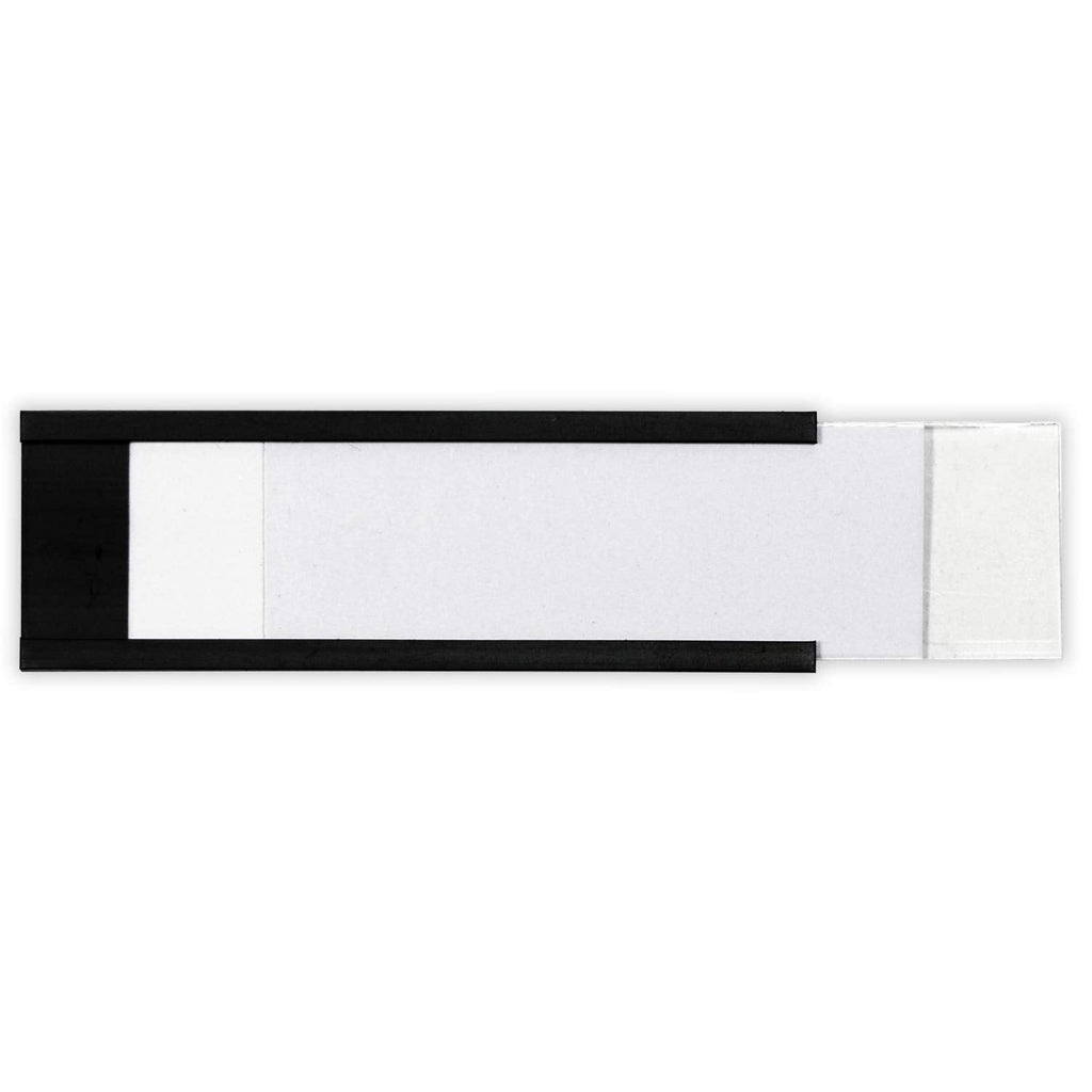 SmartSign Pack of 25 Magnetic"C" Channel Label Holders | 1" x 3" 1" x 3"