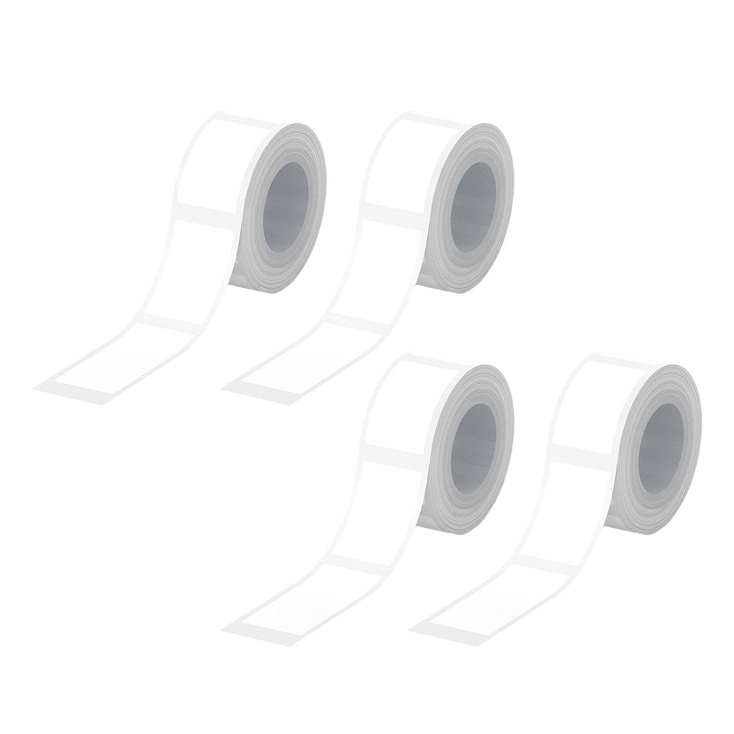 D30 Thermal Label Tape - Smart Labels Maker Refill, 12 X 40mm Mini Printer Paper Compatible with D30 Sticker Machine for Office, Home, Pack of 4 Roll