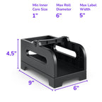 Rollo Thermal Label Holder for Label Rolls and Fan-Fold Stacks