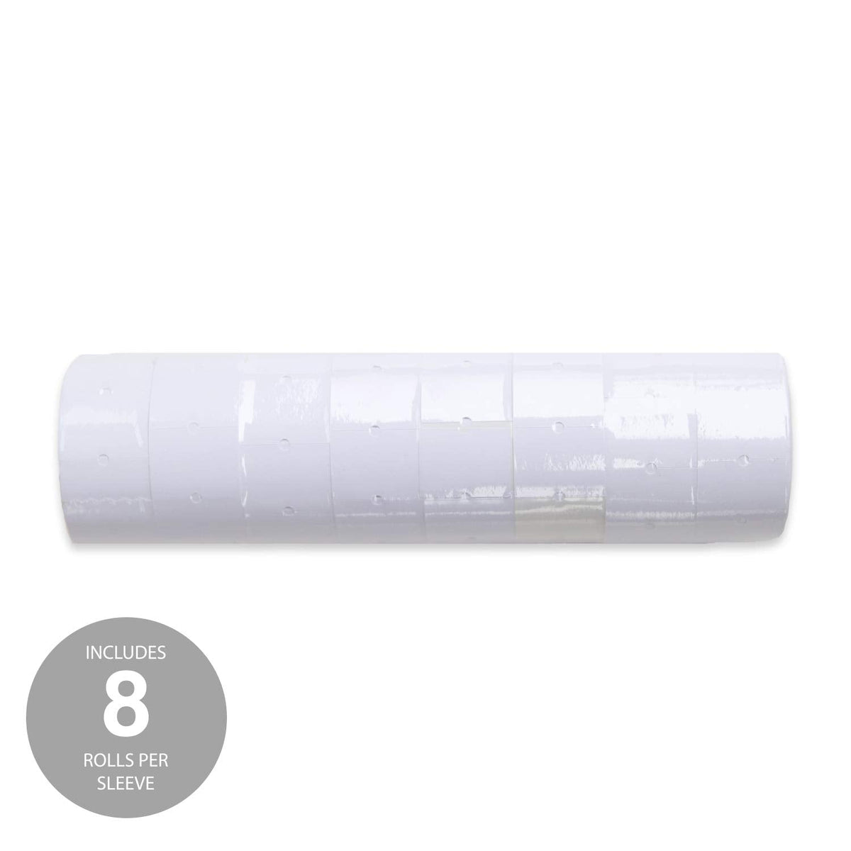 2-Line White Labels for SBLabeler Price and Date Guns / 6000 Two Line Blank Labels/Black Ink Roller Included 2-Line