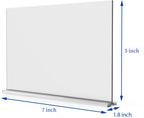 newnewshow Acrylic Sign Holder 7x5 Inch 6 Pack Horizontal T Shape Double-Sided Desktop Display Holder for Office, Shop, Party 7x5 6pack
