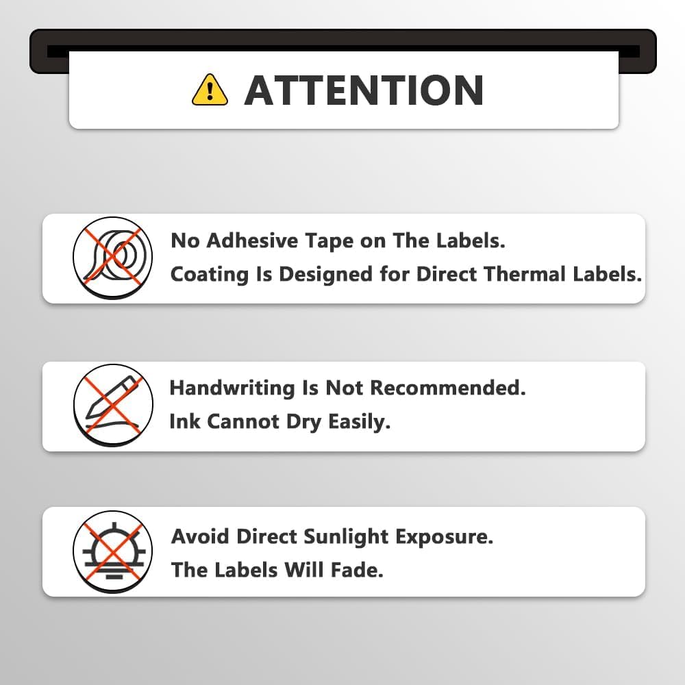 BETCKEY - Replace for DYMO 30347 (1" x 1-1/2") Book Spine Labels [10 Rolls] 10-rolls (7500 Labels)