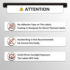 BETCKEY - Replace for DYMO 30347 (1" x 1-1/2") Book Spine Labels [10 Rolls] 10-rolls (7500 Labels)