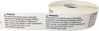 All-purpose labels featuring Prop 65 Di (2-ethylhexyl) Phthalate (DEHP) warning label on white paper sheet.