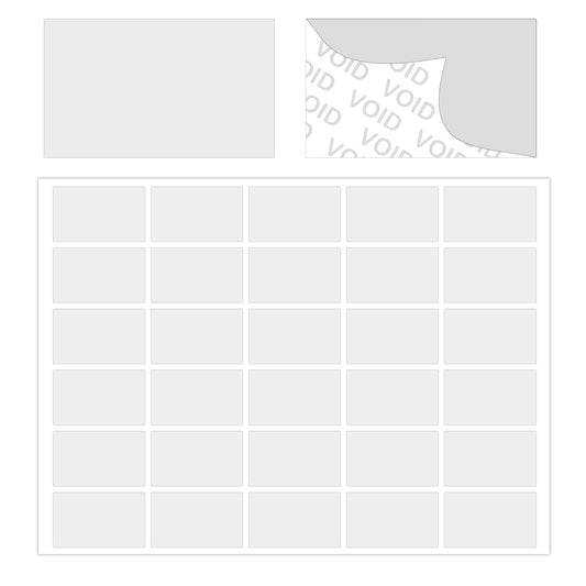 320pcsTransparent Security Warranty Void Stickers Crystal Clear Tamper evident Label Sealing Sticker Package Seal Self Adhesive Blank Tamper Proof Labels Sticker(0.79x1.26inch)