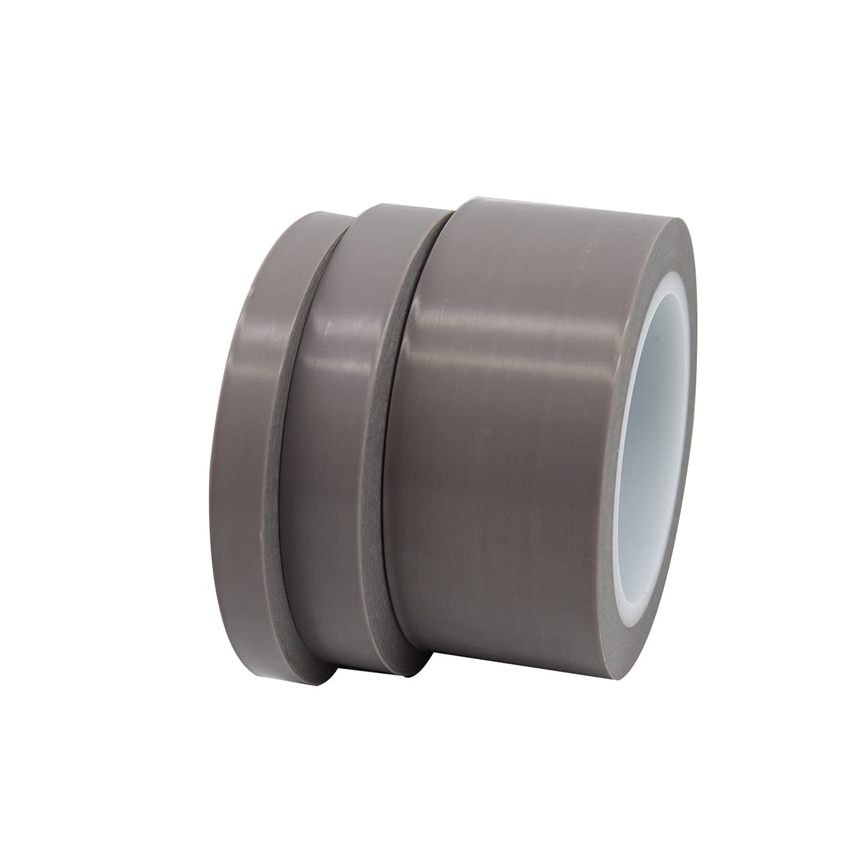 PTFE Tape, Single Side Silicone Adhesive PTFE Film Tape Sheets, Heat Resistant Film Tape, 36 Yards (1 roll) 0.003 in × 0.75 in × 36 yd Grey
