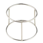 TableCraft Small Round Seafood Tower Replacement Stand, 7", Silver