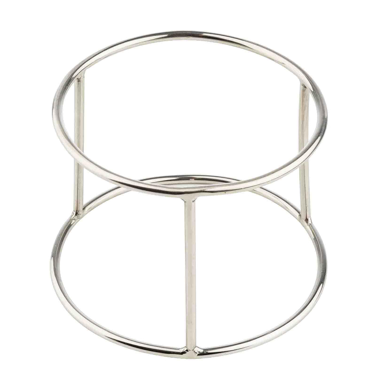TableCraft Small Round Seafood Tower Replacement Stand, 7", Silver