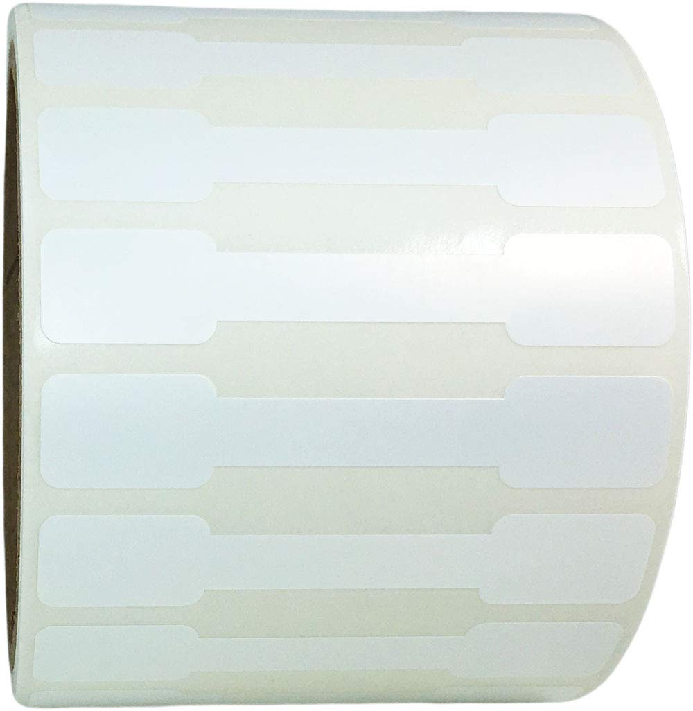 Blank Tamper Evident Labels 0.5 x 2.75 Inch 500 Total Tamper Stickers - Tamper Proof Stickers, Ideal for Food Delivery, Food Packaging, Envelope Seals, Product Protection 2500
