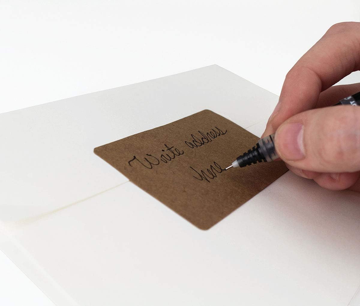 ChromaLabel Kraft Rectangle Labels on Sheets, 100 Stickers per Pack, 2 x 3 Inch 2" x 3"