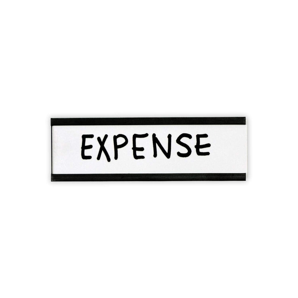 SmartSign Pack of 25 Magnetic"C" Channel Label Holders | 1" x 3" 1" x 3"