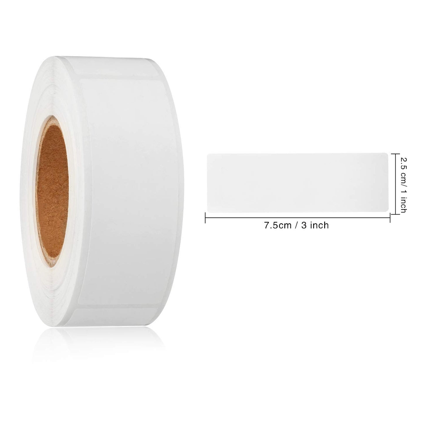 Leinuosen Freezer Labels 1 x 3 Inch Removable Food Labels Stickers Storage Tapes Refrigerator Freezer Paper Food Tapes to Write for Containers(300 Pieces) 300