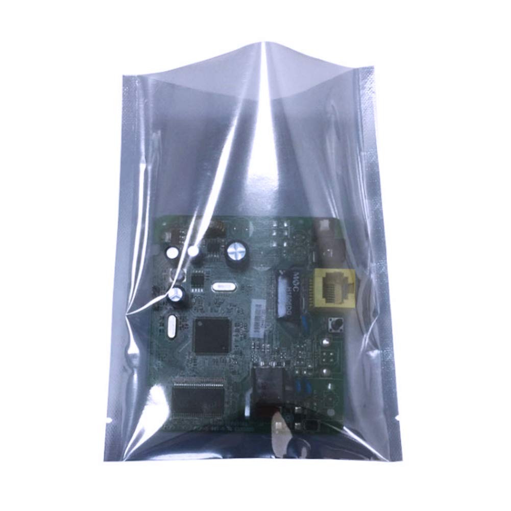 Set of 10 large open-top anti-static bags for computer electronics, 15.75x19.69 inches, with static-free stickers by Terokota