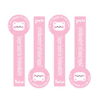 Tamper-Evident Food Sealed for Freshness and Safety Labels,1.5x4 Inch Tamper Resistant Stickers Food Retail Package Sealed for Drink,Gift Packing(Pack-500)(Pink)