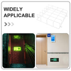 2Pcs Iron Exit Sign Protective Cage Wire Guard for Emergency Lights