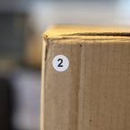Color-coding labels with numbers 1-5 in bulk pack , 3/4 inch office warehouse organization stickers, 500 per roll.