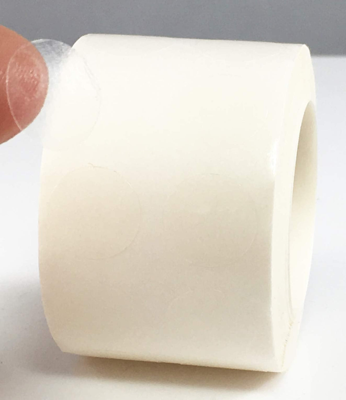Ultra Clear Retail Wafer Seals for Mailing Packaging .5 Inch Round Circle Dots 1,000 Adhesive Stickers