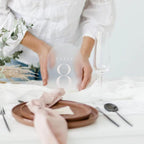 Frosted Arch Table Numbers 1-5 with Stands