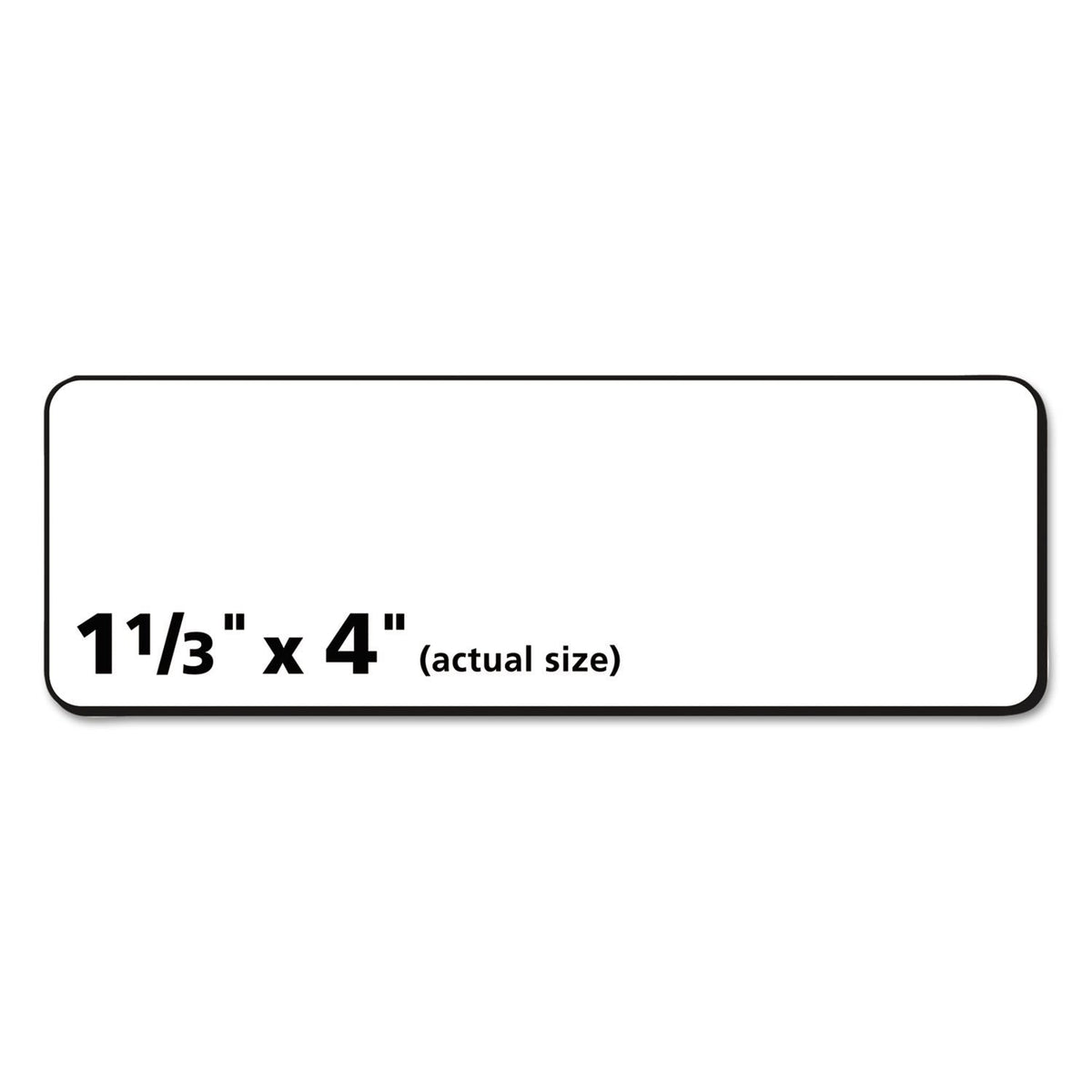 Avery 5162 Laser Labels, Mailing,1-1/3-Inch x4-Inch, 1400/BX, White