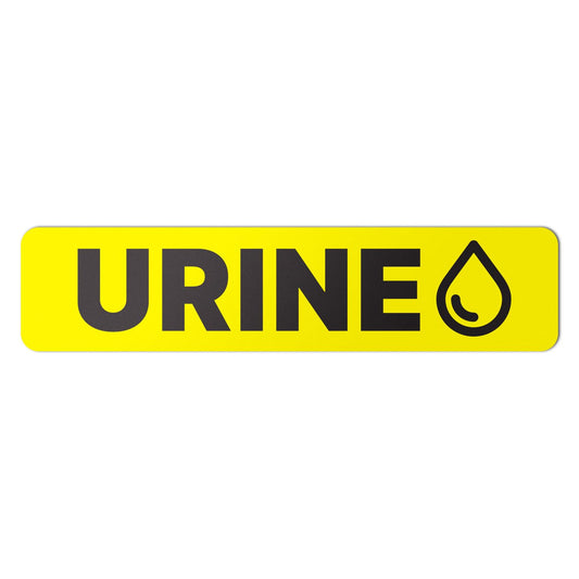 TucoDeals | 1.625" X 0.375" Urine Specimen Medical Stickers - Yellow Medical Laboratory Testing Healthcare Veterinary Label Stickers, Strong Adhesive (300 Labels on Sheet) 300 Labels