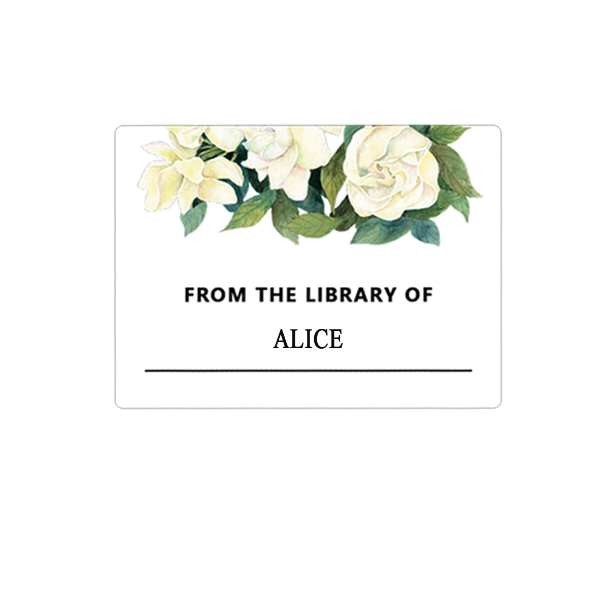 from The Library of Stickers,2 x 2 Inch This Book Belongs to Sticker,Direct Thermal Labels,Bookplate Stickers,Book Name Stickers,Library Labels,500 Pcs