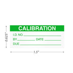 SmartSign Calibration Labels | 140 Labels/Pack, 0.625" x 1.5" Write-On Vinyl Stickers, Made in USA Write-on Vinyl Labels