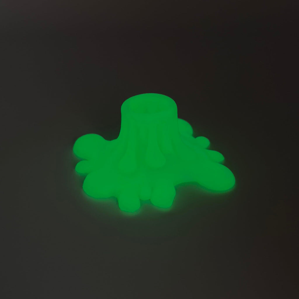 14MM Bowl Holder Display Stand Drippy, Matte Finish, 14 MM (Glow In The Dark Green) Glow In The Dark Green
