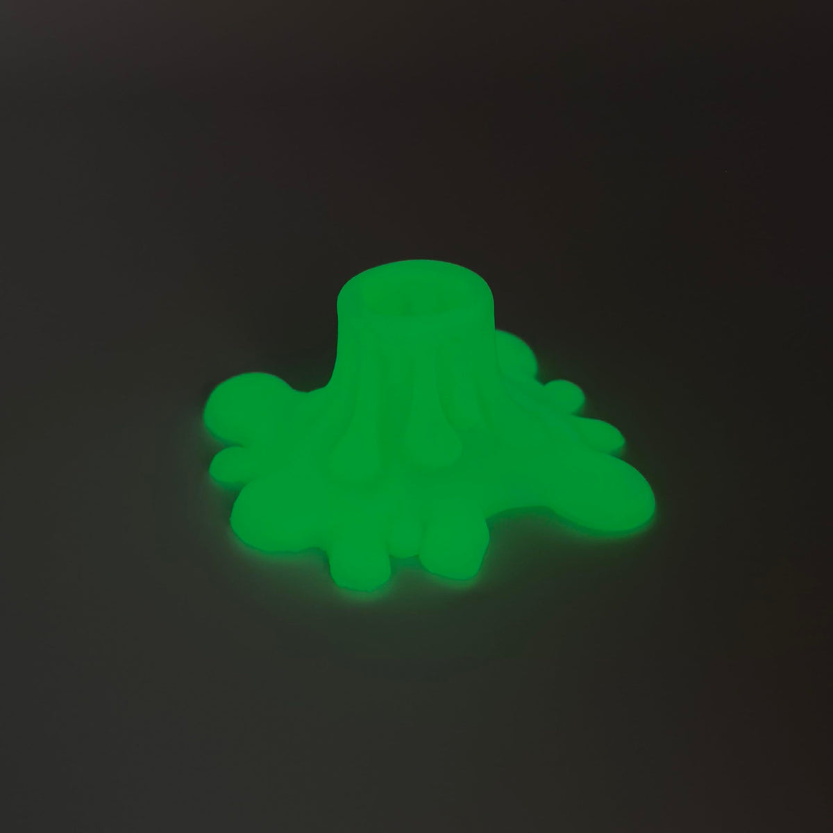 14MM Bowl Holder Display Stand Drippy, Matte Finish, 14 MM (Glow In The Dark Green) Glow In The Dark Green