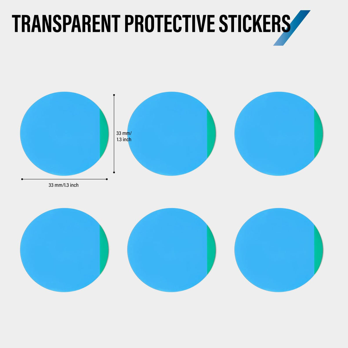 1000Pcs Lens Processing Protect Tape Anti-Silp Tape Eyeglasses Process Sticker Blue Color high Viscosity by Dhoptical