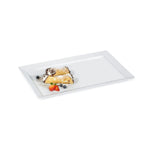 G.E.T. 12" x 9" White Melamine Serving Tray