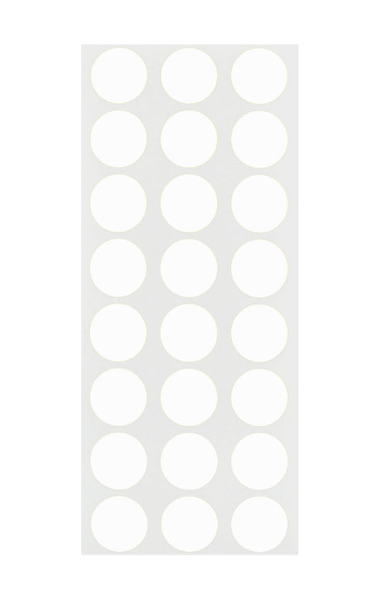 ChromaLabel 1/2 Inch Round Colored Stickers, Easy to Write On Color Coding Stickers, Removable Sticky Dots - 1200 Colored Labels per Pack, White Sticker Labels 1/2" Diameter